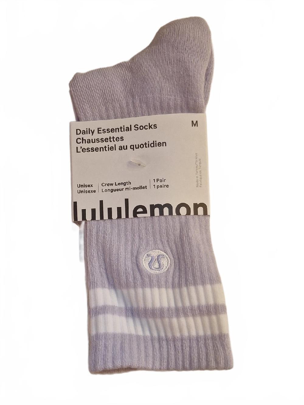 NWT lululemon athletica Daily Essential Socks